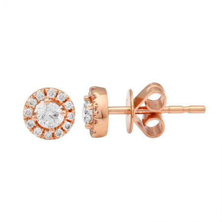 14k gold diamond studs