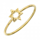 14k gold Jewish Star Ring