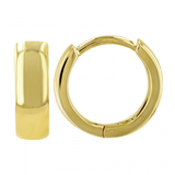 14k gold 10 mm huggies